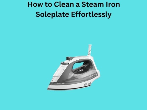 How to Clean a Steam Iron Soleplate Effortlessly