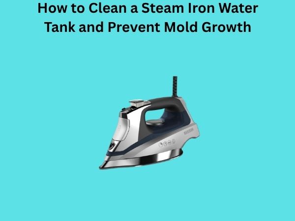 How to Clean a Steam Iron Water Tank and Prevent Mold Growth