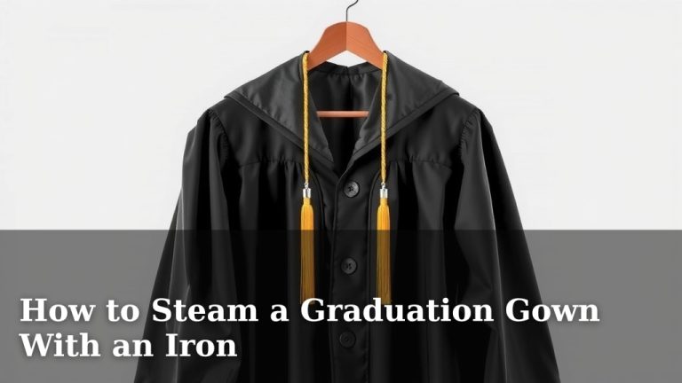 How to Steam a Graduation Gown With an Iron