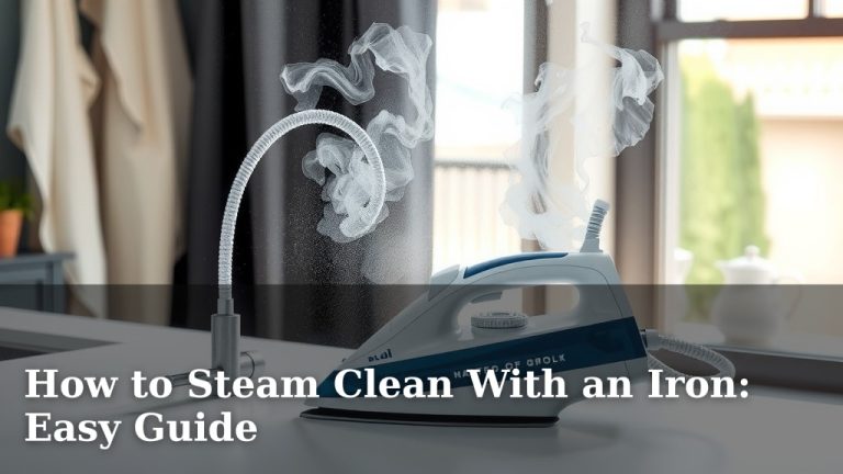 How to Steam Clean With an Iron: Easy Guide
