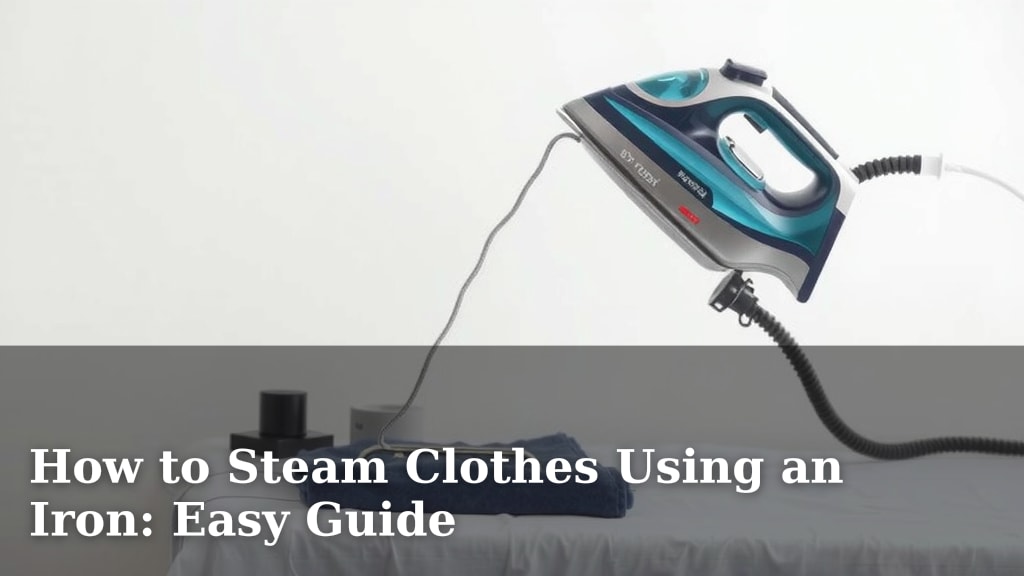 How to Steam Clothes Using an Iron: Easy Guide