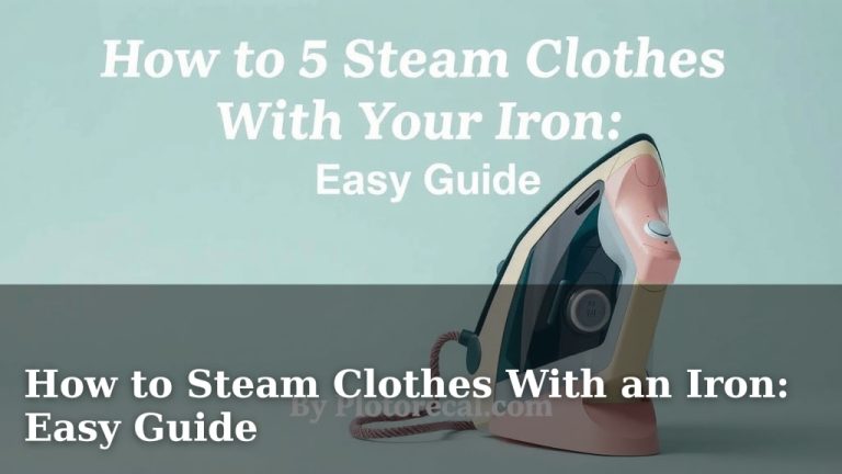 How to Steam Clothes With an Iron: Easy Guide
