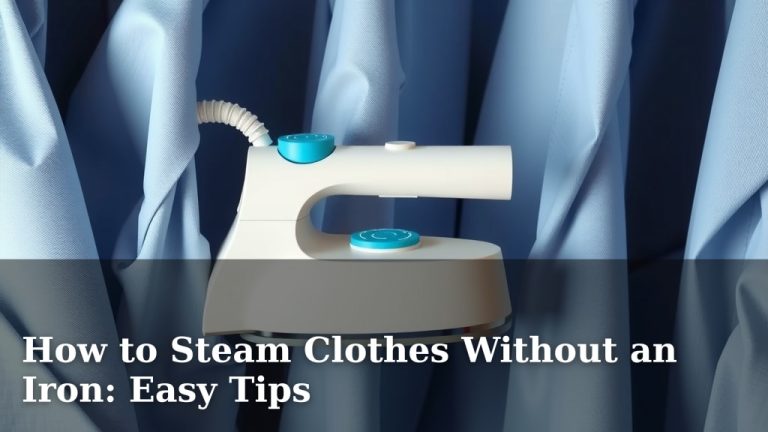 How to Steam Clothes Without an Iron: Easy Tips
