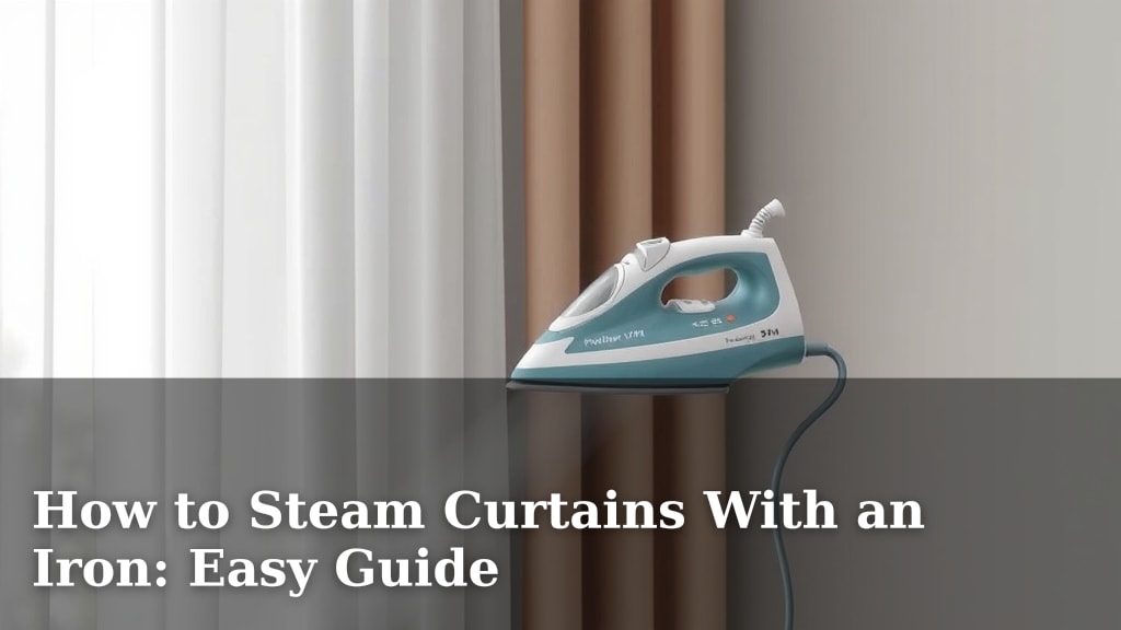 How to Steam Curtains With an Iron: Easy Guide