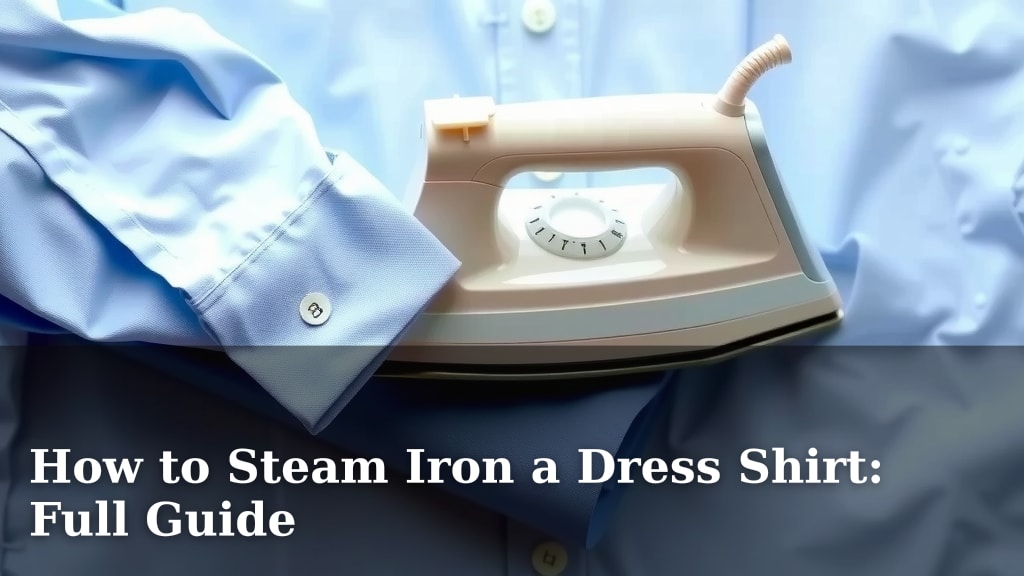 How to Steam Iron a Dress Shirt: Full Guide