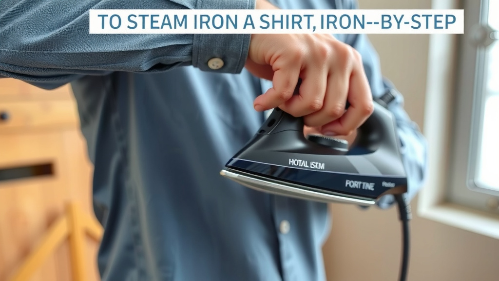Mastering Your Shirt's Look: A Simple Steam Ironing Guide