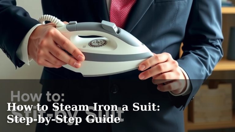 How to Steam Iron a Suit: Step-by-Step Guide