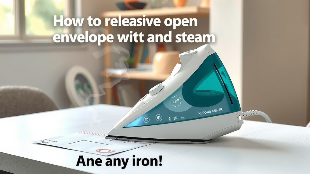 Gently Releasing Sealed Envelopes with Heat and Steam