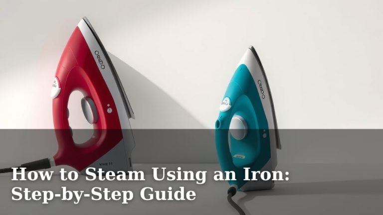 How to Steam Using an Iron: Step-by-Step Guide