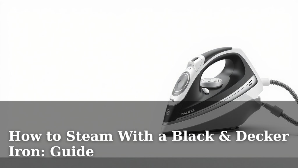 How to Steam With a Black & Decker Iron: Guide