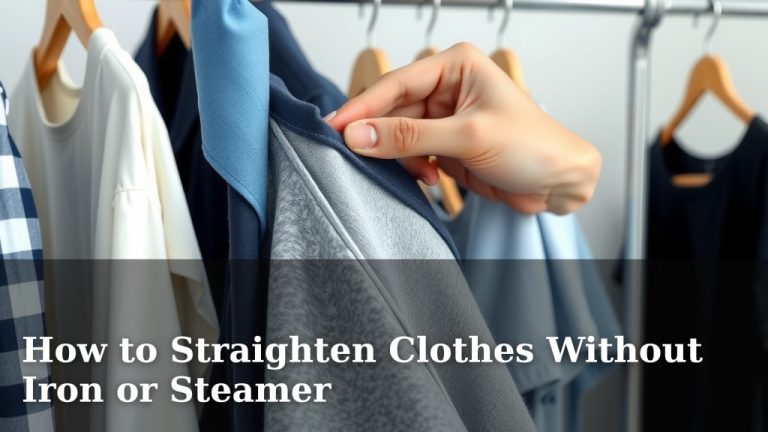 How to Straighten Clothes Without Iron or Steamer