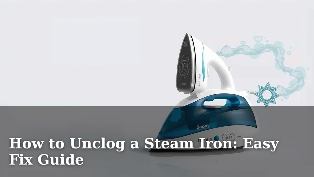 How to Unclog a Steam Iron: Easy Fix Guide