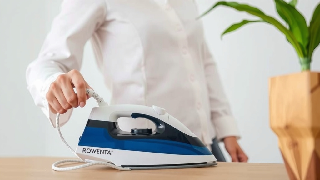 Getting Your Rowenta Steam Iron Ready to Press