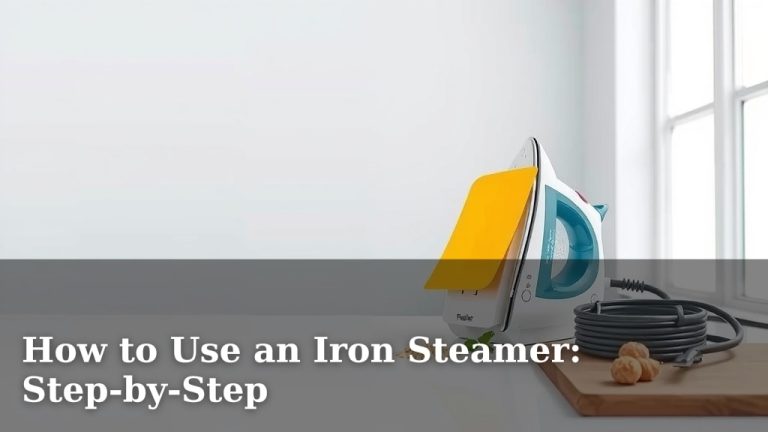 How to Use an Iron Steamer: Step-by-Step