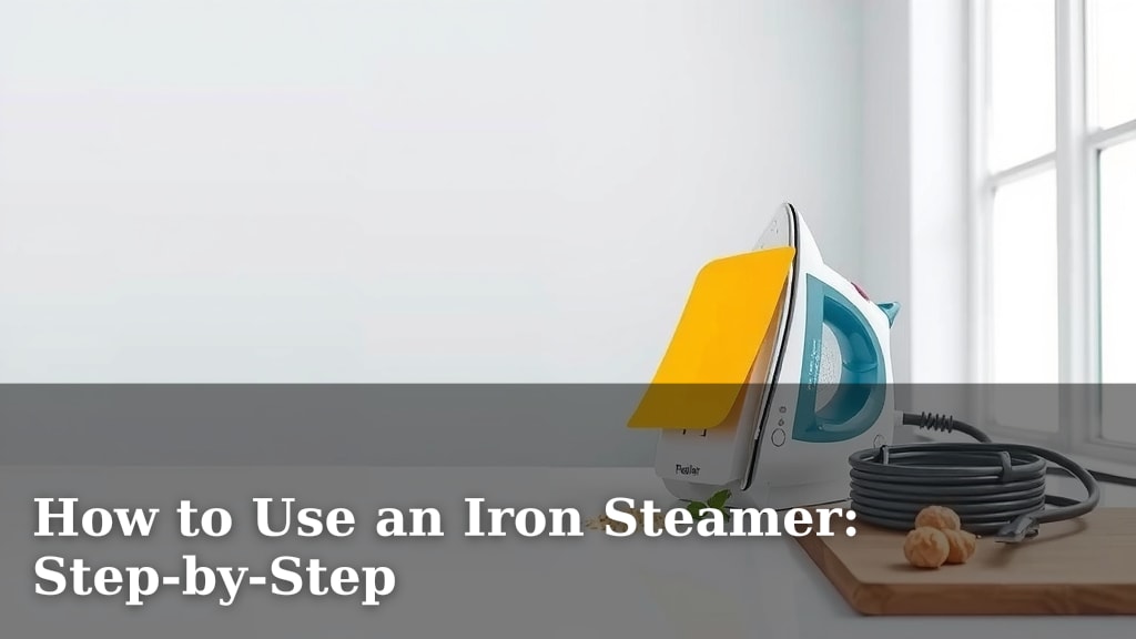 How to Use an Iron Steamer: Step-by-Step