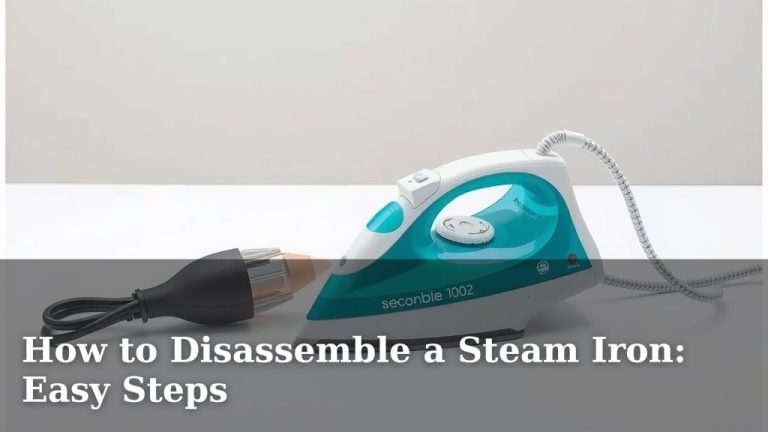 How to Disassemble a Steam Iron: Easy Steps