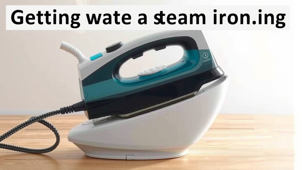 Getting Your Steam Iron Ready: The Water Filling Guide
