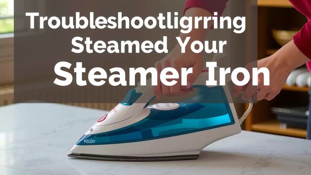 Troubleshooting Your Steamer Iron: Easy Fixes