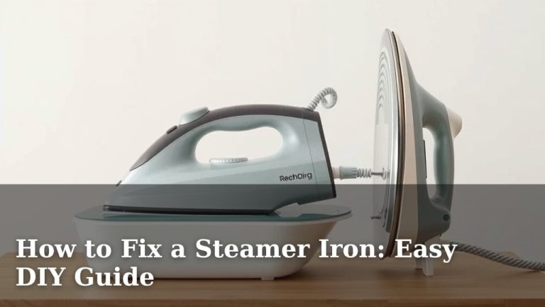 How to Fix a Steamer Iron: Easy DIY Guide