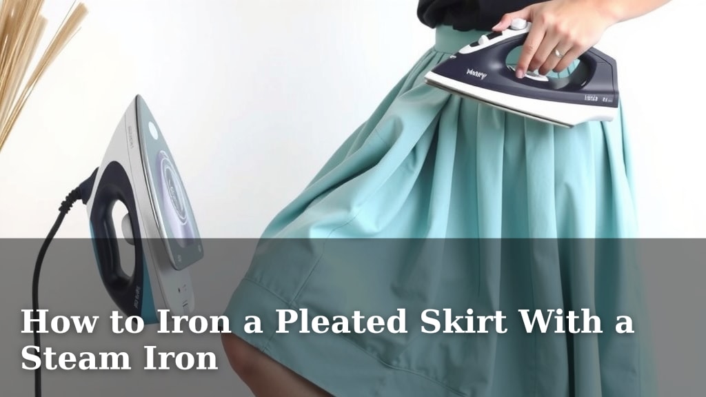 How to Iron a Pleated Skirt With a Steam Iron