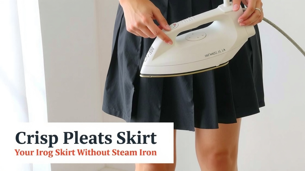 Crisp Pleats Without the Steam: Your Guide to Ironing Skirts