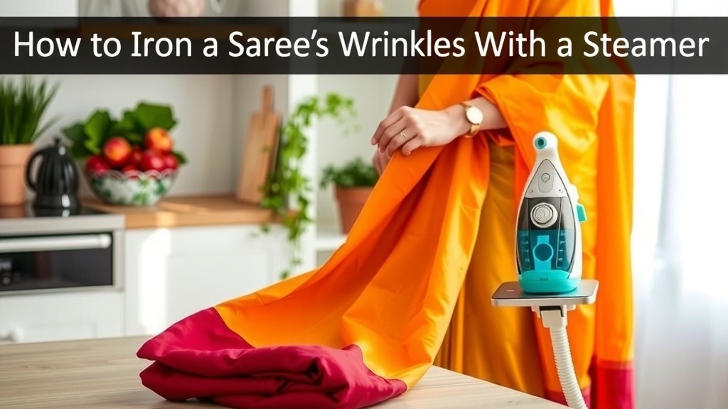 Mastering Your Saree's Wrinkles With a Steamer