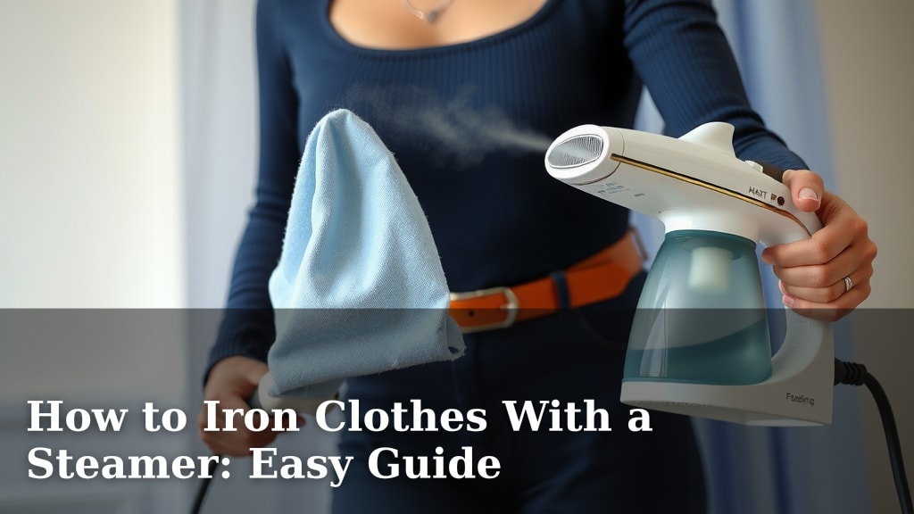 How to Iron Clothes With a Steamer: Easy Guide