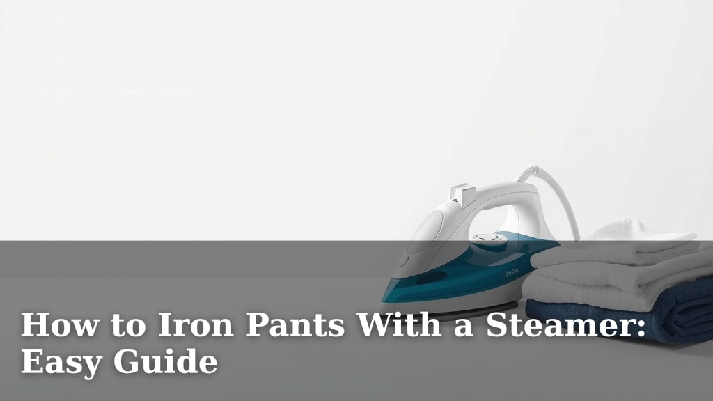 How to Iron Pants With a Steamer: Easy Guide
