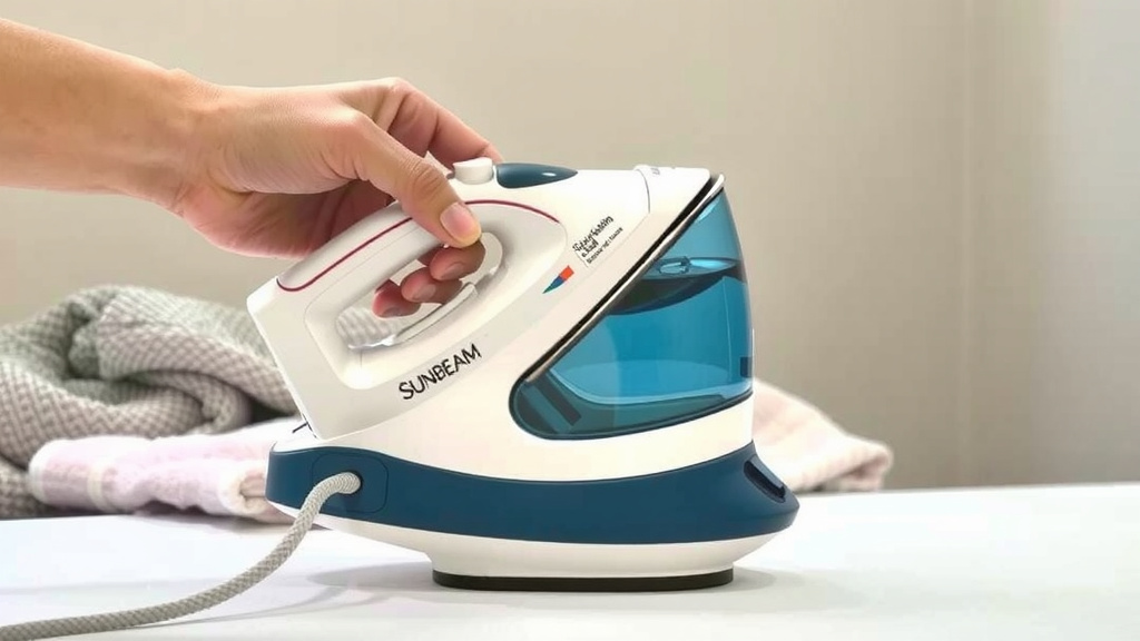Accessing Your Sunbeam Steam Iron's Water Reservoir