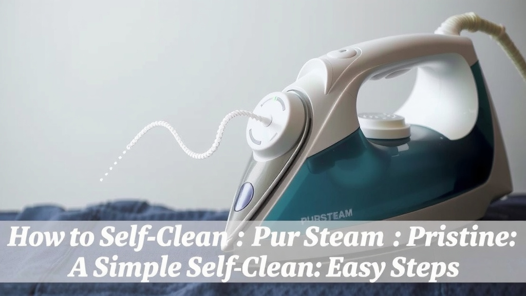 Keeping Your PurSteam Iron Pristine: A Simple Self-Clean Guide