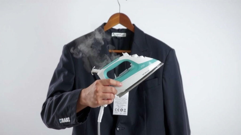 Refreshing Your Jacket With Steam From Your Iron