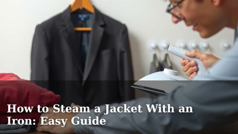 How to Steam a Jacket With an Iron: Easy Guide