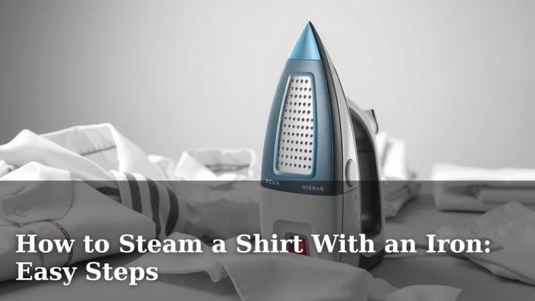 How to Steam a Shirt With an Iron: Easy Steps