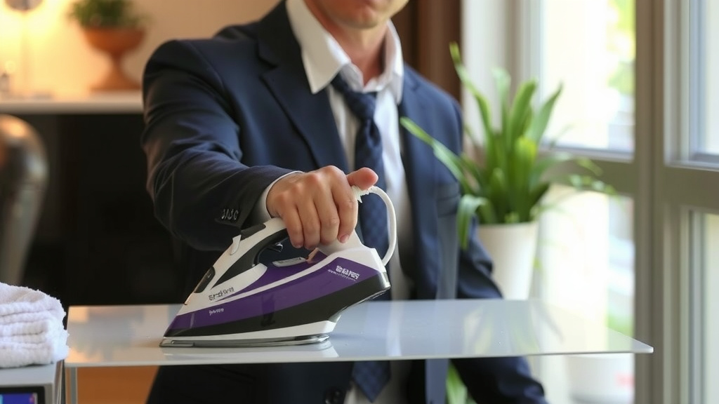 Refreshing Your Suit Jacket with an Iron's Steam
