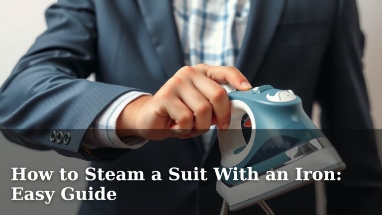 How to Steam a Suit With an Iron: Easy Guide