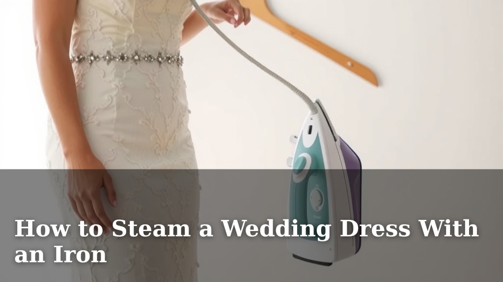 How to Steam a Wedding Dress With an Iron