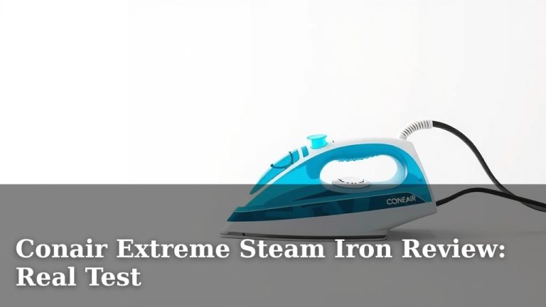 Conair Extreme Steam Iron Review: Real Test