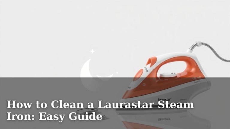 How to Clean a Laurastar Steam Iron: Easy Guide