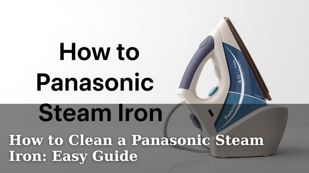How to Clean a Panasonic Steam Iron: Easy Guide