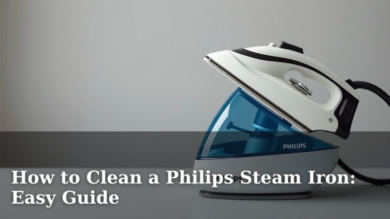 How to Clean a Philips Steam Iron: Easy Guide