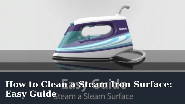 How to Clean a Steam Iron Surface: Easy Guide