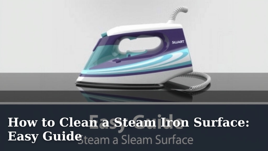 How to Clean a Steam Iron Surface: Easy Guide