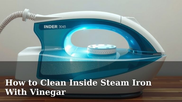 How to Clean Inside Steam Iron With Vinegar