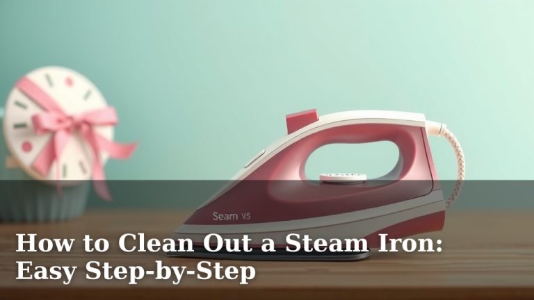 How to Clean Out a Steam Iron: Easy Step-by-Step