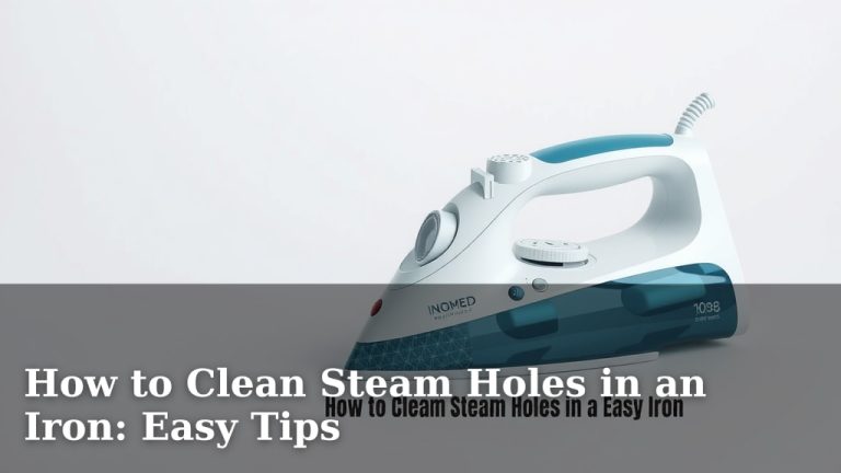 How to Clean Steam Holes in an Iron: Easy Tips