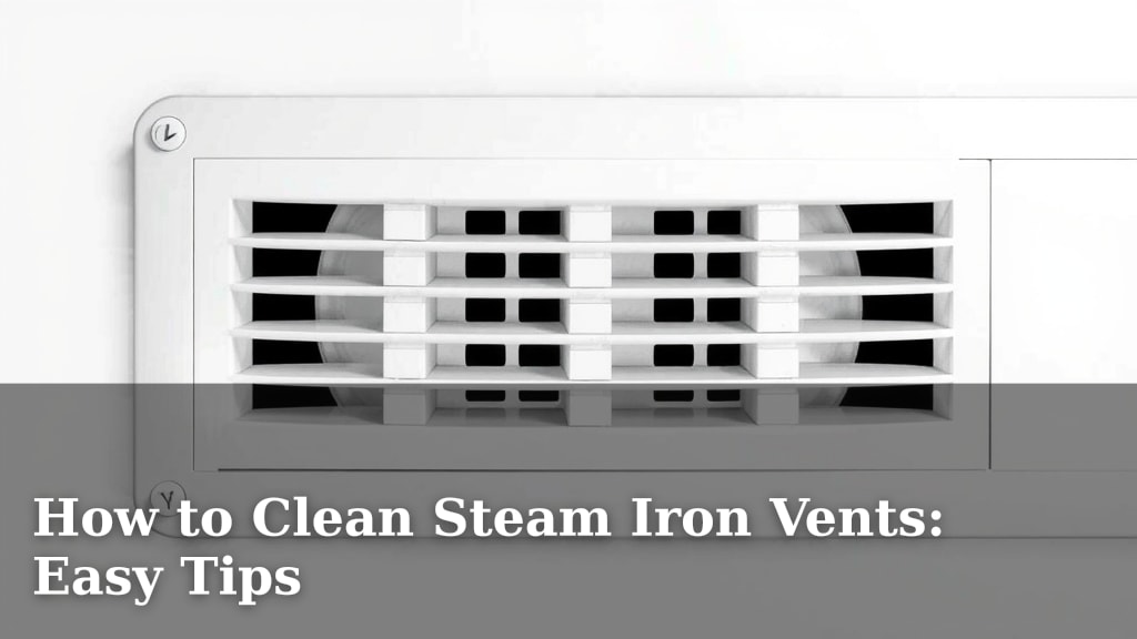 How to Clean Steam Iron Vents: Easy Tips