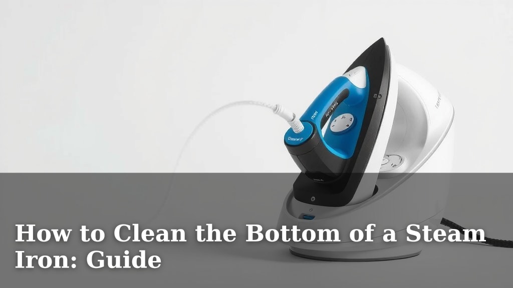 How to Clean the Bottom of a Steam Iron: Guide