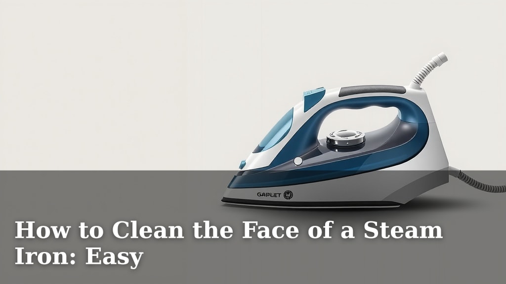 How to Clean the Face of a Steam Iron: Easy