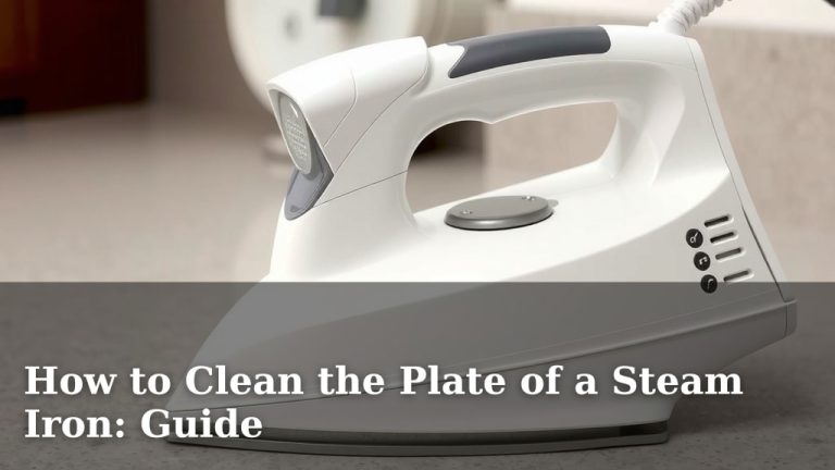 How to Clean the Plate of a Steam Iron: Guide
