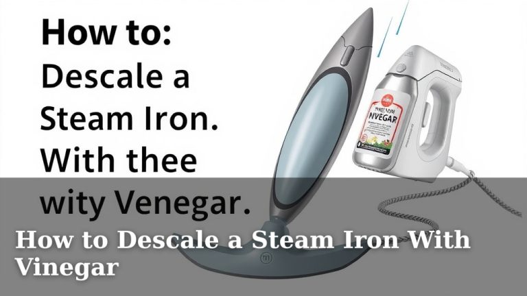 How to Descale a Steam Iron With Vinegar